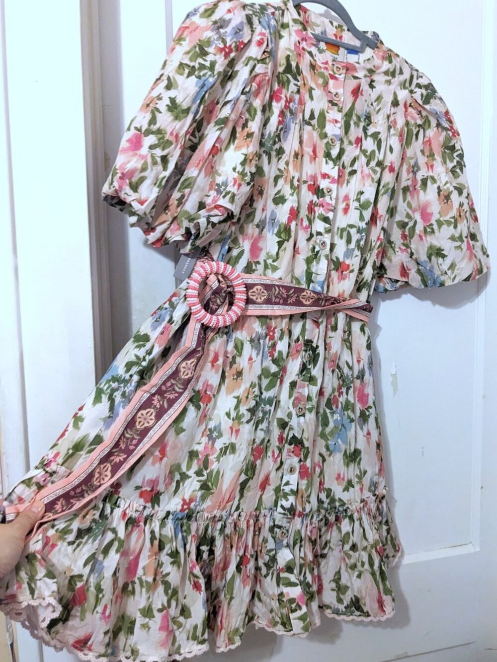 NWT @loverlygrey x Farm Rio Short-Sleeve Dress Size M - Picture 7 of 16